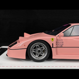 Ferrari F40 1987 Anti Social Social Club Rosa 1/18 GL Model GLF40