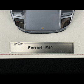 Ferrari F40 1987 Silbergrau 1/18 GL Model GLF40