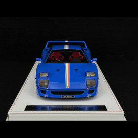 Ferrari F40 1987 Blue Italia 1/18 GL Model GLF40
