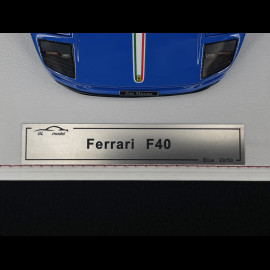 Ferrari F40 1987 Italien Blau 1/18 GL Model GLF40