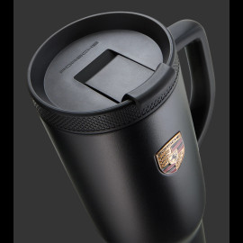 Porsche Mug Crest Thermos Bottle Matt Black WAP05010126STL