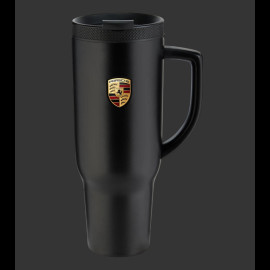 Porsche Becher Wappen Thermosflasche Mattschwarz WAP05010126STL
