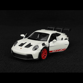Trio Set Porsche 356 B 1961 / 911 Carrera RS 2.7 1973 and 911 GT3 RS 2023 on trailer with Volkswagen Combi 1/38 Welly