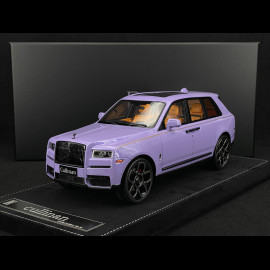 Rolls Royce Cullinan 2018 Twilight Purple / Orange Interior 1/18 GL Model GLCUTP
