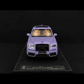 Rolls Royce Cullinan 2018 Dämmerungsviolett / Orangefarbener Innenraum 1/18 GL Model GLCUTP