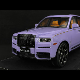 Rolls Royce Cullinan 2018 Twilight Purple / Orange Interior 1/18 GL Model GLCUTP