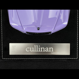 Rolls Royce Cullinan 2018 Dämmerungsviolett / Orangefarbener Innenraum 1/18 GL Model GLCUTP