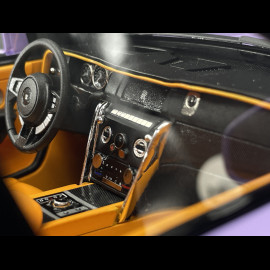 Rolls Royce Cullinan 2018 Twilight Purple / Orange Interior 1/18 GL Model GLCUTP