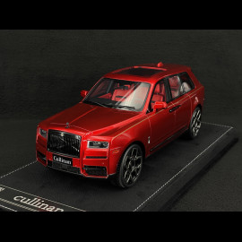 Rolls Royce Cullinan 2018 Flüssigrot / Roter Innenraum 1/18 GL Model GLCULR