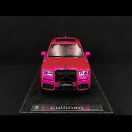 Rolls Royce Cullinan 2018 Electric Pink / Red Interior 1/18 GL Model GLCUEP