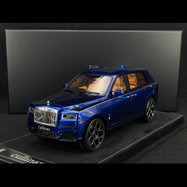 Rolls Royce Cullinan 2018 Transparent Blue / Orange Interior 1/18 GL Model GLCUTB
