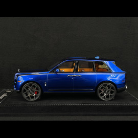 Rolls Royce Cullinan 2018 Transparent Blue / Orange Interior 1/18 GL Model GLCUTB