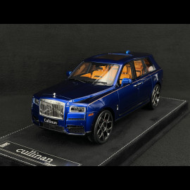 Rolls Royce Cullinan 2018 Transparent Blue / Orange Interior 1/18 GL Model GLCUTB