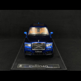 Rolls Royce Cullinan 2018 Transparent Blue / Orange Interior 1/18 GL Model GLCUTB