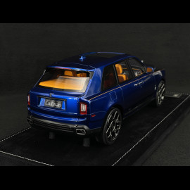 Rolls Royce Cullinan 2018 Transparent Blue / Orange Interior 1/18 GL Model GLCUTB