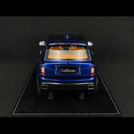 Rolls Royce Cullinan 2018 Transparent Blue / Orange Interior 1/18 GL Model GLCUTB