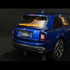 Rolls Royce Cullinan 2018 Transparent Blue / Orange Interior 1/18 GL Model GLCUTB