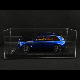 Rolls Royce Cullinan 2018 Transparent Blue / Orange Interior 1/18 GL Model GLCUTB