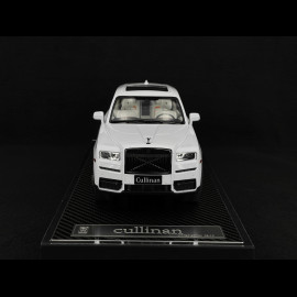 Rolls Royce Cullinan 2018 Twilight Arctic White / White Interior 1/18 GL Model GLCUAW