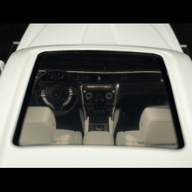 Rolls Royce Cullinan 2018 Twilight Arctic White / White Interior 1/18 GL Model GLCUAW