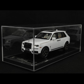 Rolls Royce Cullinan 2018 Twilight Arctic White / White Interior 1/18 GL Model GLCUAW