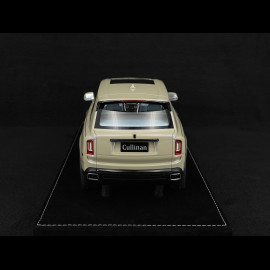 Rolls Royce Cullinan 2018 Beige Pearl Grey / Light Blue Interior 1/18 GL Model GLCUBG