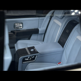 Rolls Royce Cullinan 2018 Beige Pearl Grey / Light Blue Interior 1/18 GL Model GLCUBG