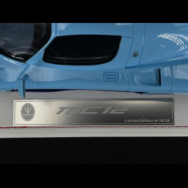 Maserati MC12 Stradale 2004 Bay Blue / Dark Blue 1/18 GL Model GLMC12BB