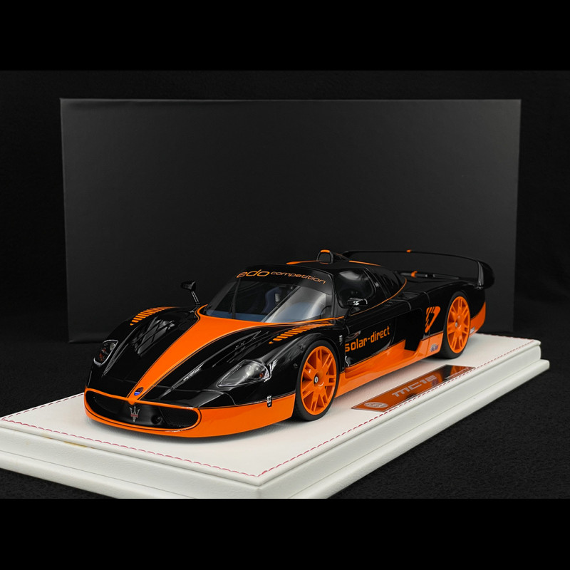 Maserati MC12 GT1 2004 Orange / Carbon Schwarz 1/18 GL Model MC12GT1OB