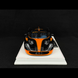 Maserati MC12 GT1 2004 Orange / Carbon Schwarz 1/18 GL Model MC12GT1OB