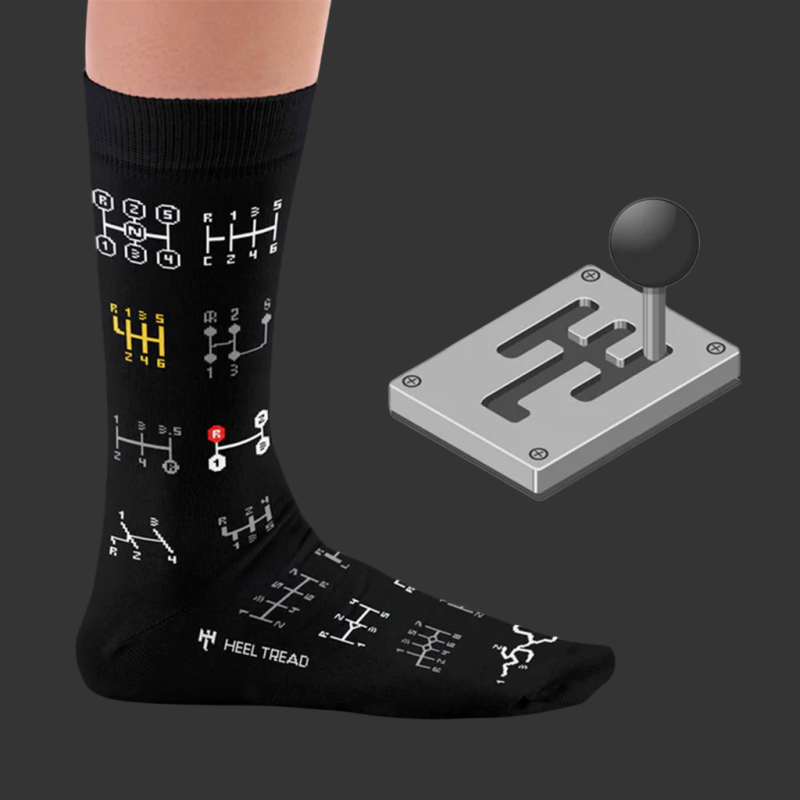 Inspiration TMGPS 911 GT3 RS Gearbox Save the Manuals Socken Schwarz - Unisex - Größe 41/46