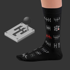 Inspiration TMGPS 911 GT3 RS Gearbox Save the Manuals socks Black - unisex - Size 41/46