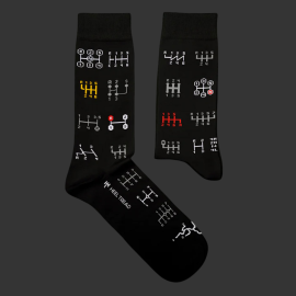 Inspiration TMGPS 911 GT3 RS Gearbox Save the Manuals socks Black - unisex - Size 41/46
