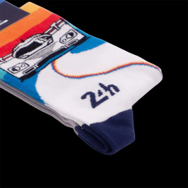 Inspiration 24h Le Mans Retro Gruppe C Socken / Weiß - Unisex - Größe 41/46