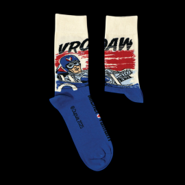 Inspiration Michel Vaillant Socken / Blau / Weiß / Rot - Unisex - Größe 41/46