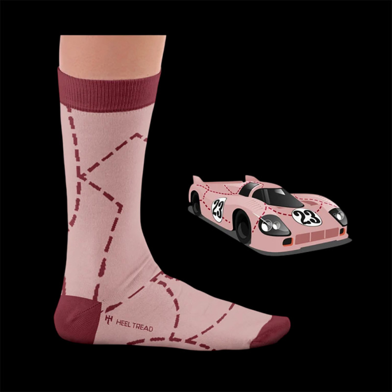 Pink Pig 917 socks pink - unisex