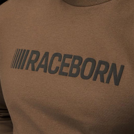 Porsche T-Shirt Long-Sleeve Motorsport Raceborn Dark Brown WAP910MSF - Unisex
