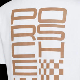 Porsche T-Shirt Motorsport Raceborn White WAP911MSF - Unisex