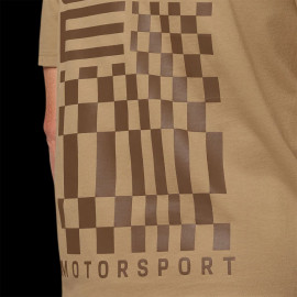 Porsche T-Shirt Motorsport Raceborn Beige WAP912MSF - Unisex