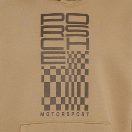 Porsche Kapuzenpullover Motorsport Raceborn Beige WAP914MSF - Unisex