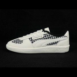 Porsche 911 Schuhe Palermo Puma Pepita Weiß mit Schlüsselanhänger WAP150PAL - unisex