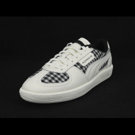 Porsche 911 Schuhe Palermo Puma Pepita Weiß mit Schlüsselanhänger WAP150PAL - unisex
