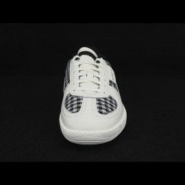 Porsche 911 Schuhe Palermo Puma Pepita Weiß mit Schlüsselanhänger WAP150PAL - unisex