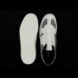Porsche 911 Schuhe Palermo Puma Pepita Weiß mit Schlüsselanhänger WAP150PAL - unisex