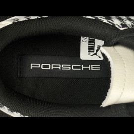 Porsche 911 Schuhe Palermo Puma Pepita Weiß mit Schlüsselanhänger WAP150PAL - unisex