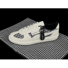 Porsche 911 Schuhe Palermo Puma Pepita Weiß mit Schlüsselanhänger WAP150PAL - unisex
