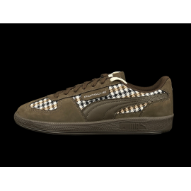 Porsche 911 Shoes Palermo Puma Pepita Brown with Keyring WAP15526PAL - unisex