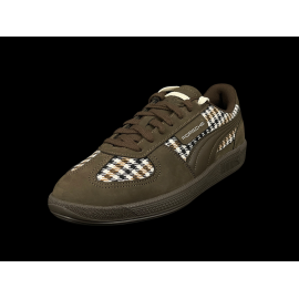 Porsche 911 Shoes Palermo Puma Pepita Brown with Keyring WAP15526PAL - unisex