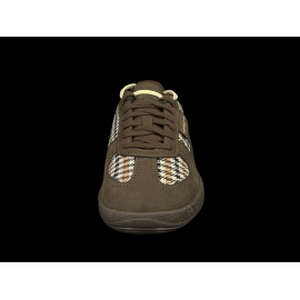 Porsche 911 Shoes Palermo Puma Pepita Brown with Keyring WAP15526PAL - unisex