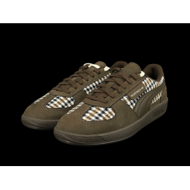 Porsche 911 Shoes Palermo Puma Pepita Brown with Keyring WAP15526PAL - unisex